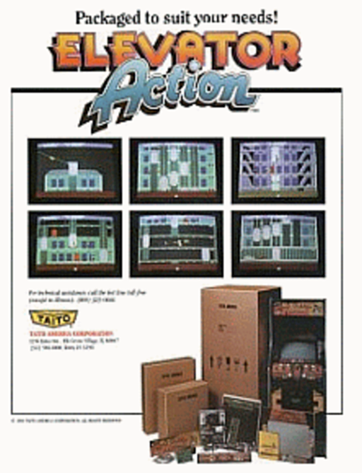 Elevator Action (bootleg) MAME2003Plus Game Cover